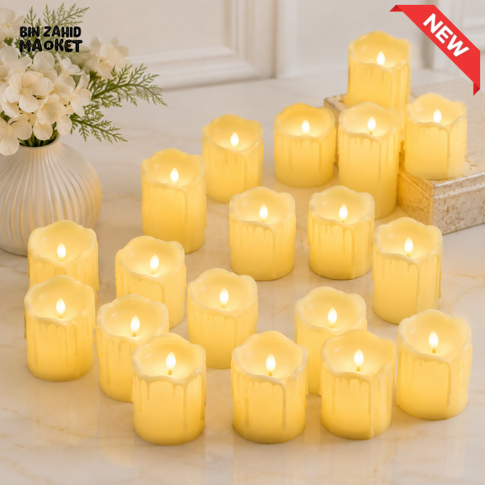 FLAMELESS LED PILLAR CANDLES