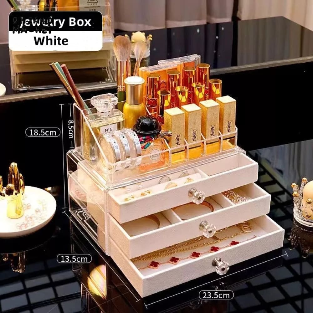 FLANNEL JEWELRY & COSMETIC ORGANIZER