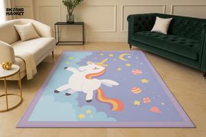 FLOOR MAT FOR LIVING ROOM AND BEDROOM DECOR - UNICORN WELCOME MAT