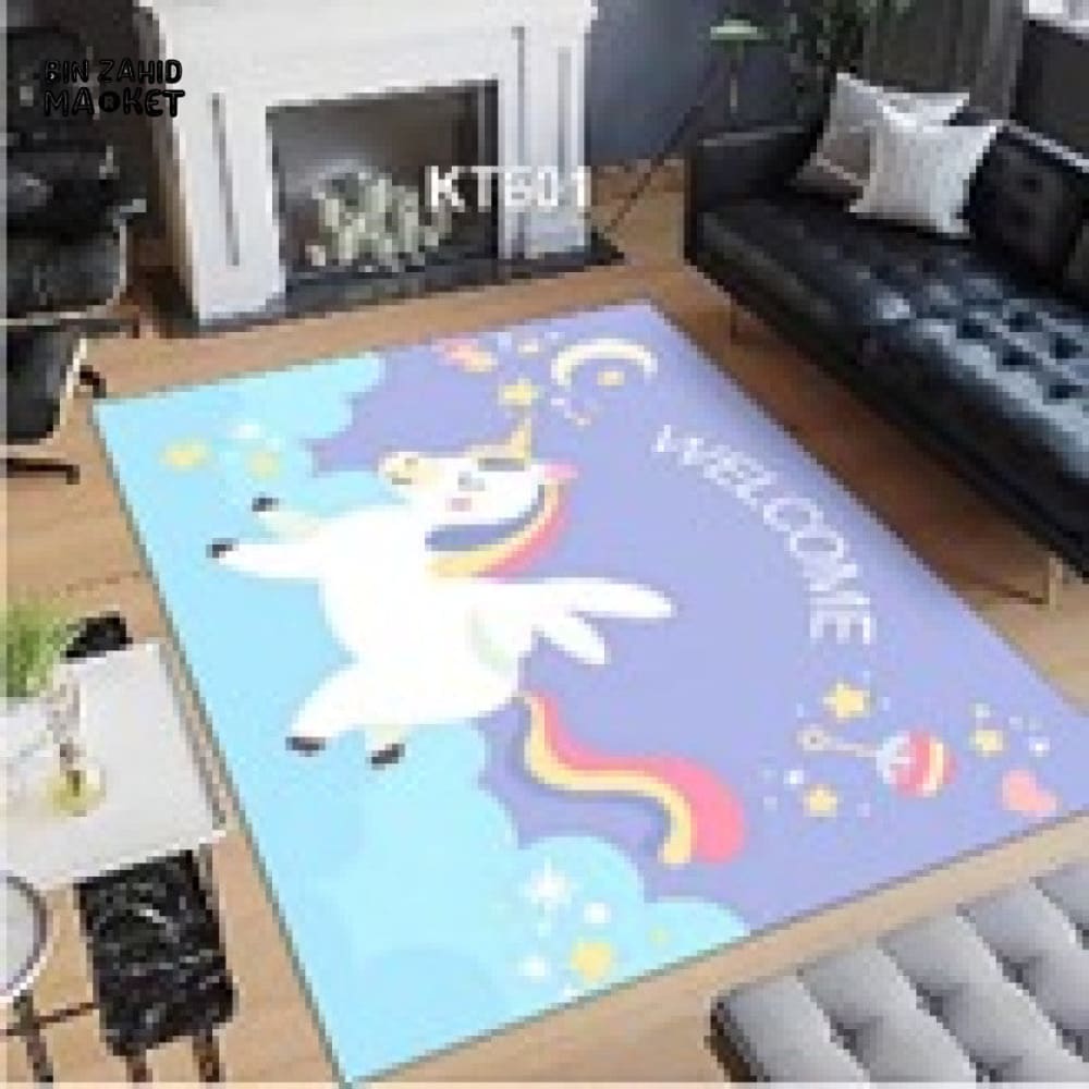 FLOOR MAT FOR LIVING ROOM AND BEDROOM DECOR - UNICORN WELCOME MAT