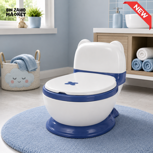 FOLDABLE BABY POTTY TRAINING SEAT - BLUE