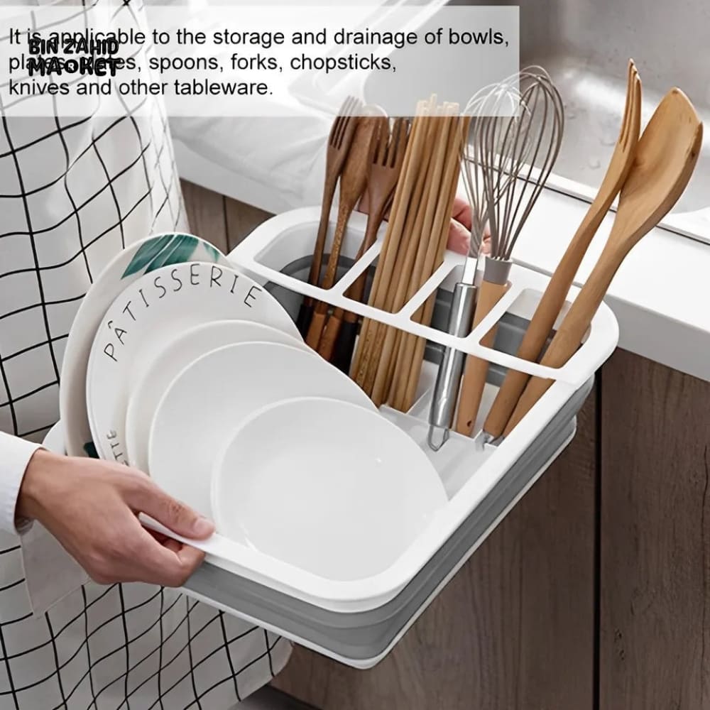 FOLDABLE DISHES DRAIN RACK