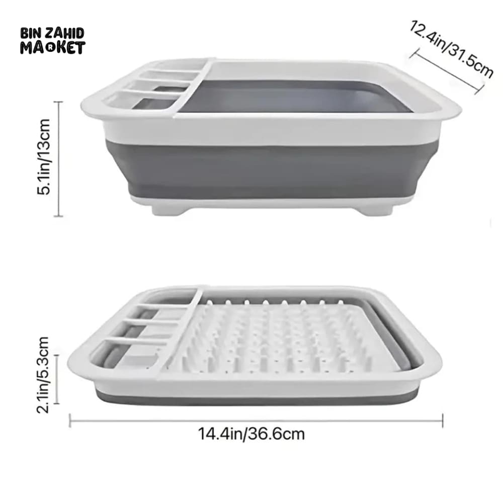 FOLDABLE DISHES DRAIN RACK