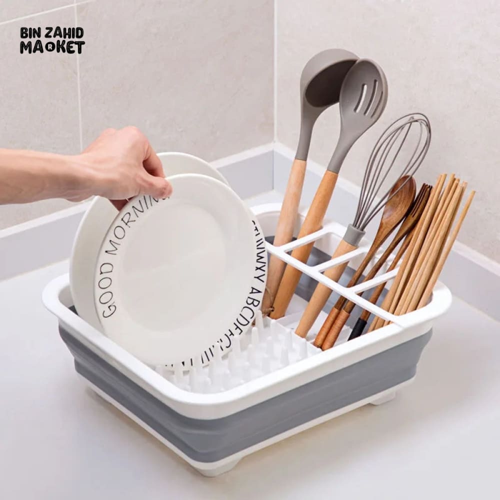 FOLDABLE DISHES DRAIN RACK