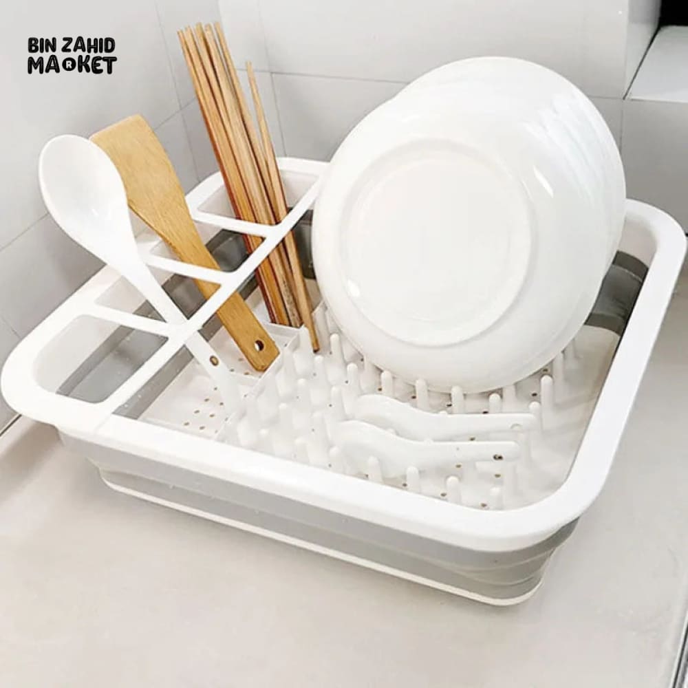 FOLDABLE DISHES DRAIN RACK
