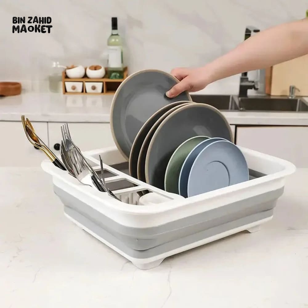 FOLDABLE DISHES DRAIN RACK