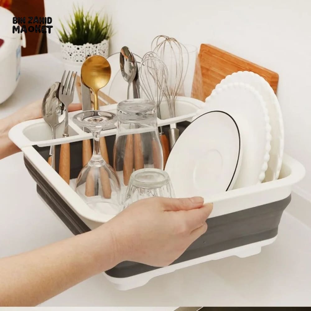 FOLDABLE DISHES DRAIN RACK
