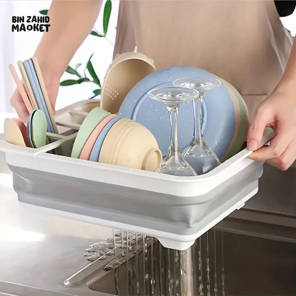 FOLDABLE DISHES DRAIN RACK
