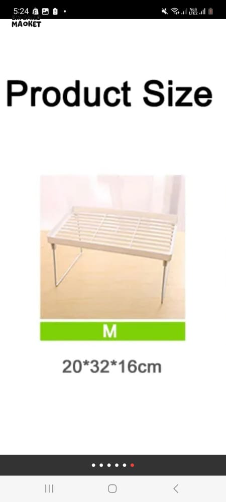 FOLDABLE KITCHEN STORAGE RACK