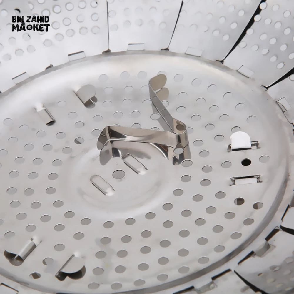 FOLDABLE STEEL STEAMING TRAY
