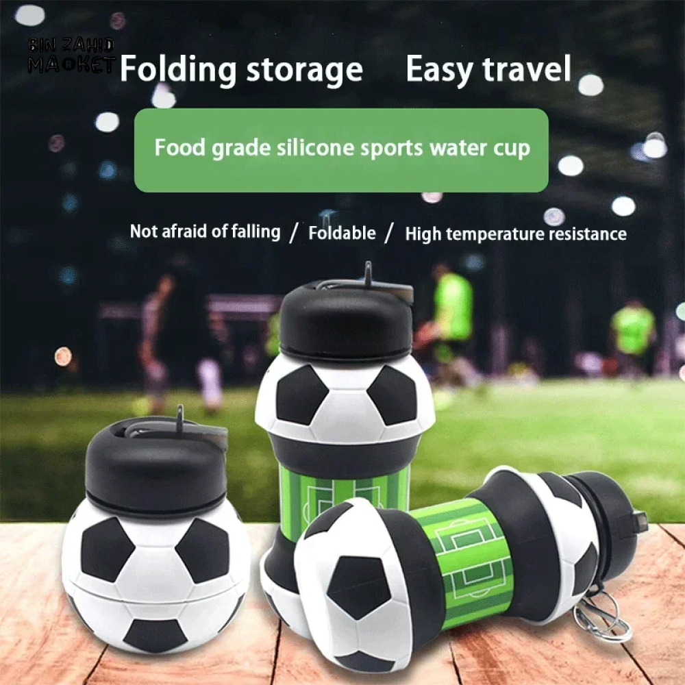 FOLDING SILICONE WATER CUP PORTABLE & LEAK-PROOF OUTDOOR SPORTS & KIDS-FRIENDLY DESIGN