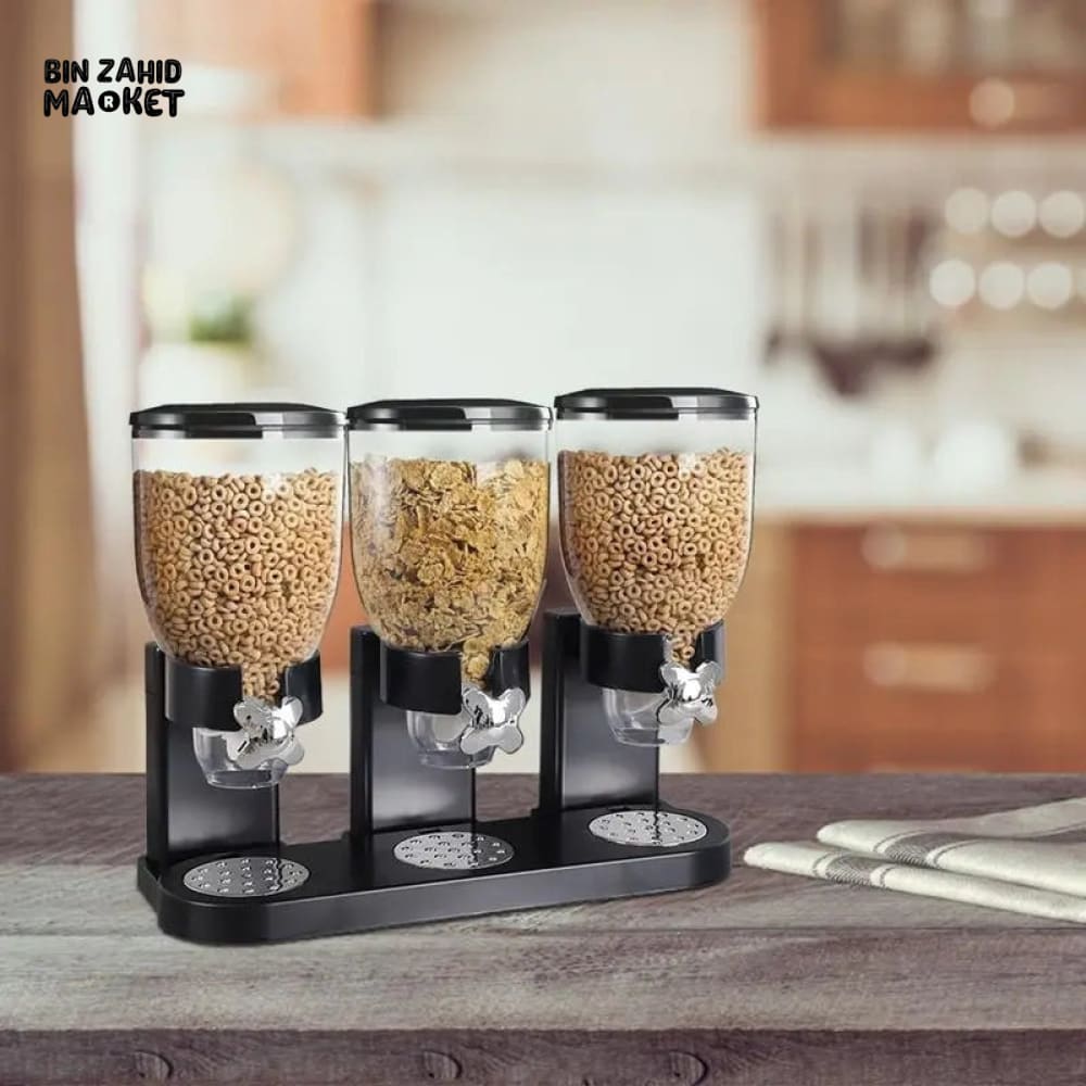 FOOD STORAGE DISPENSER 3 Partition Dispenser
