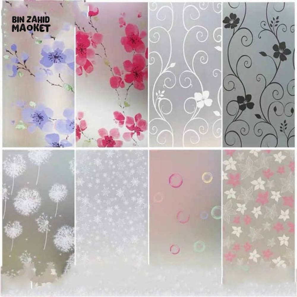 FROSTED DOOR PRIVACY GLASS STICKER