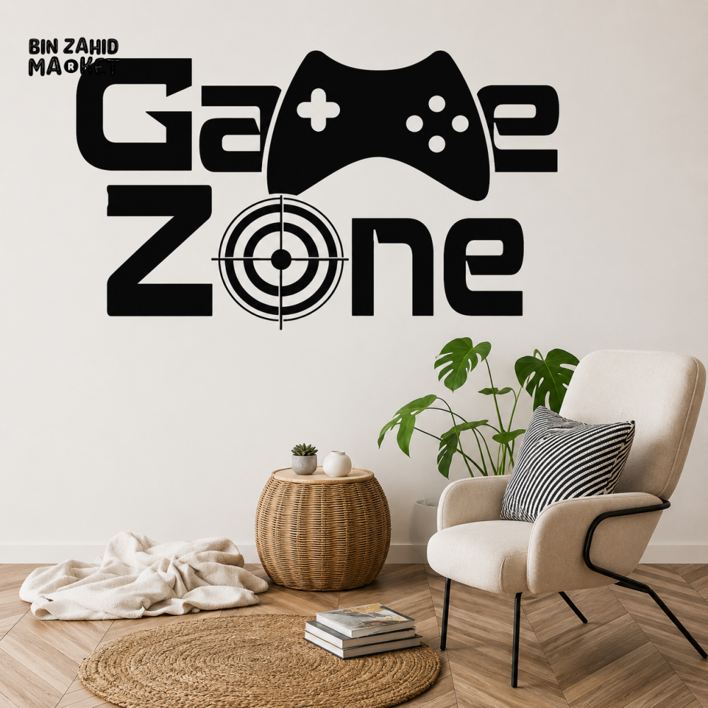 GAME ZONE GAMING CONTROLLER WALL DECOR STICKER