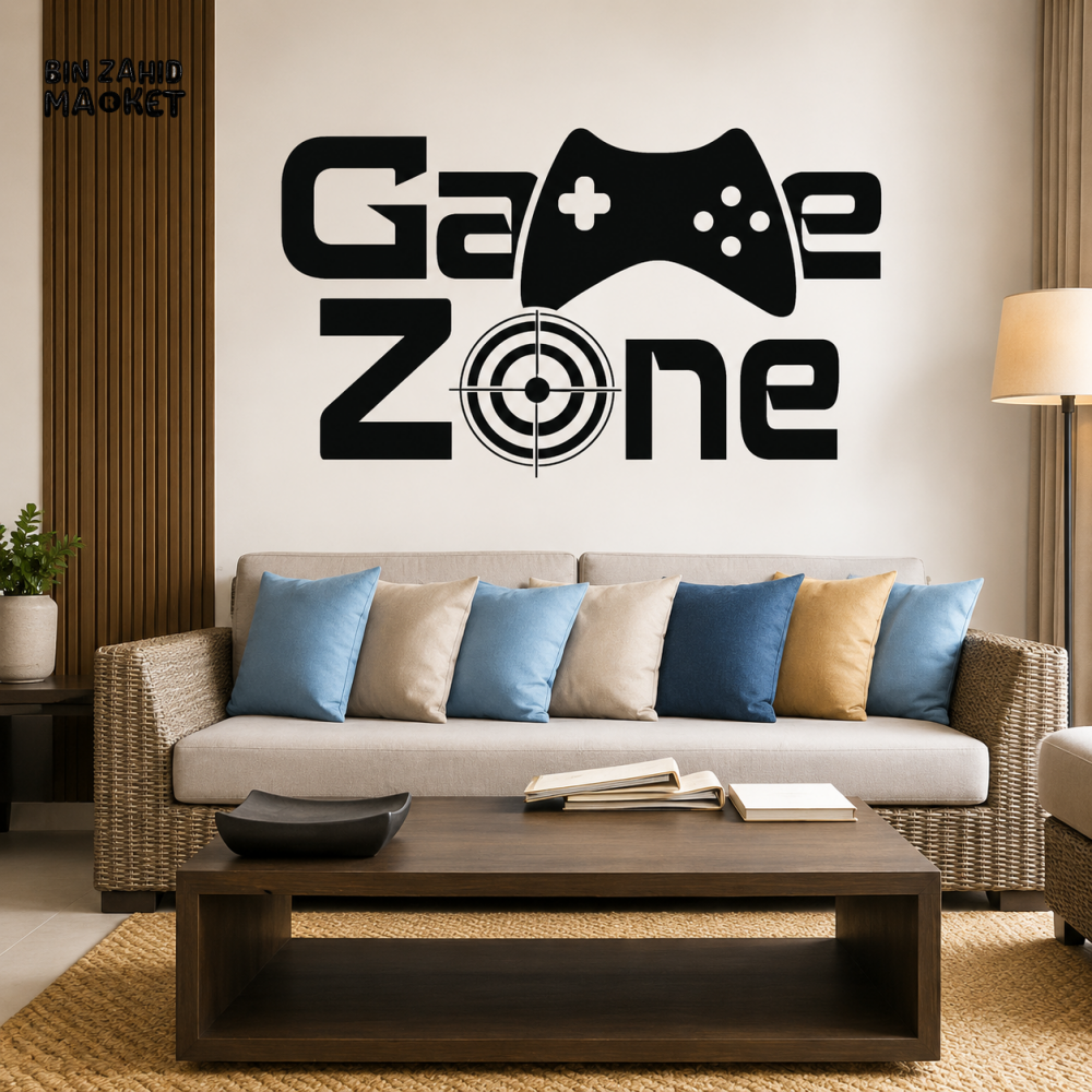 GAME ZONE GAMING CONTROLLER WALL DECOR STICKER