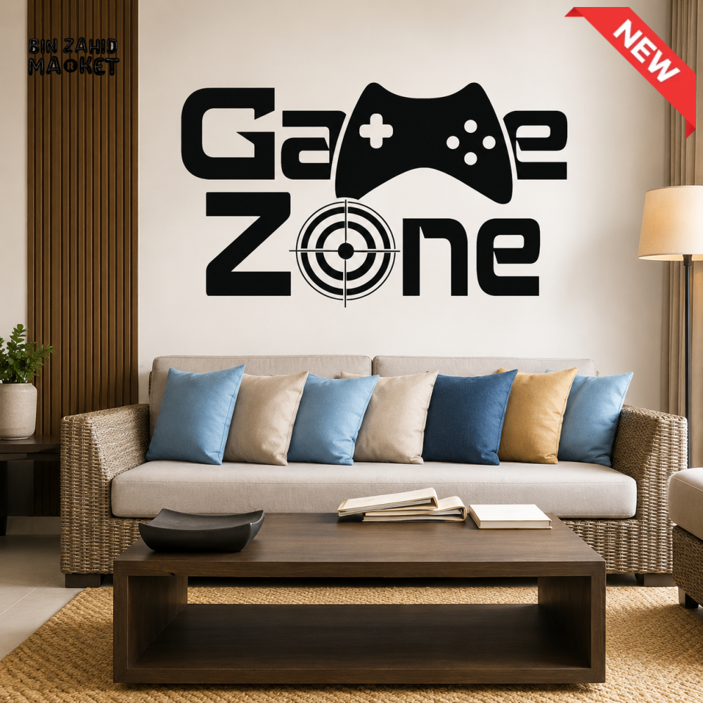 GAME ZONE GAMING CONTROLLER WALL DECOR STICKER