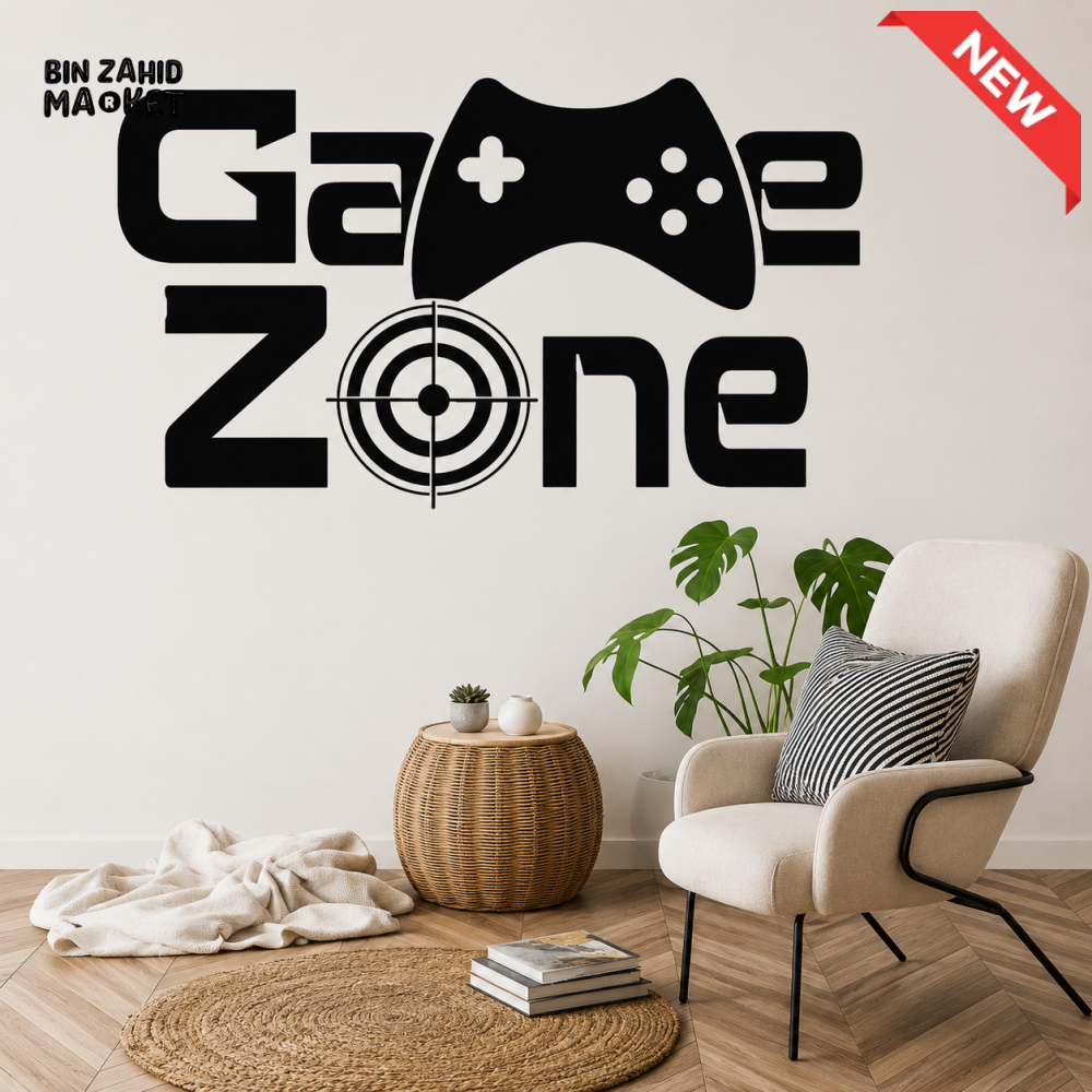GAME ZONE GAMING CONTROLLER WALL DECOR STICKER