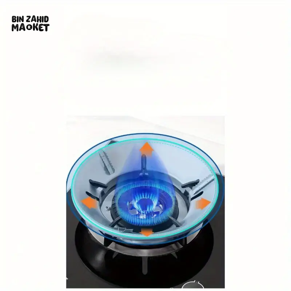 GAS STOVE HEAT CONCENTRATOR & POT SUPPORT RING – ANTI-SLIP WOK & PAN STAND FOR KITCHEN