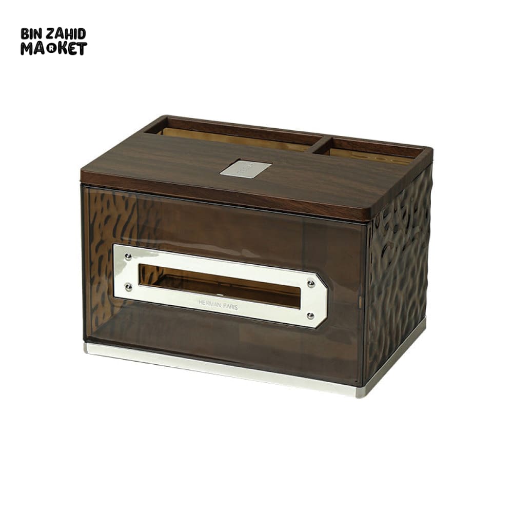 GLACIER PATTERN REMOTE CONTROL & TISSUE ORGANIZER BOX