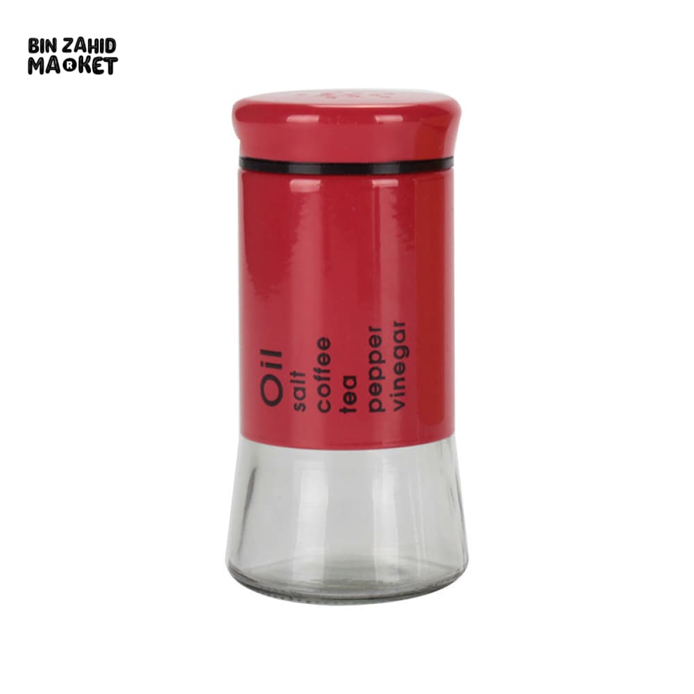 GLASS SPICE BOTTLE WITH HOLES – SALT & SEASONING SHAKER FOR KITCHEN & BBQ