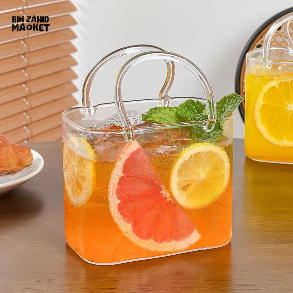 GLASSIUM HANDBAG-SHAPED COCKTAIL CUP