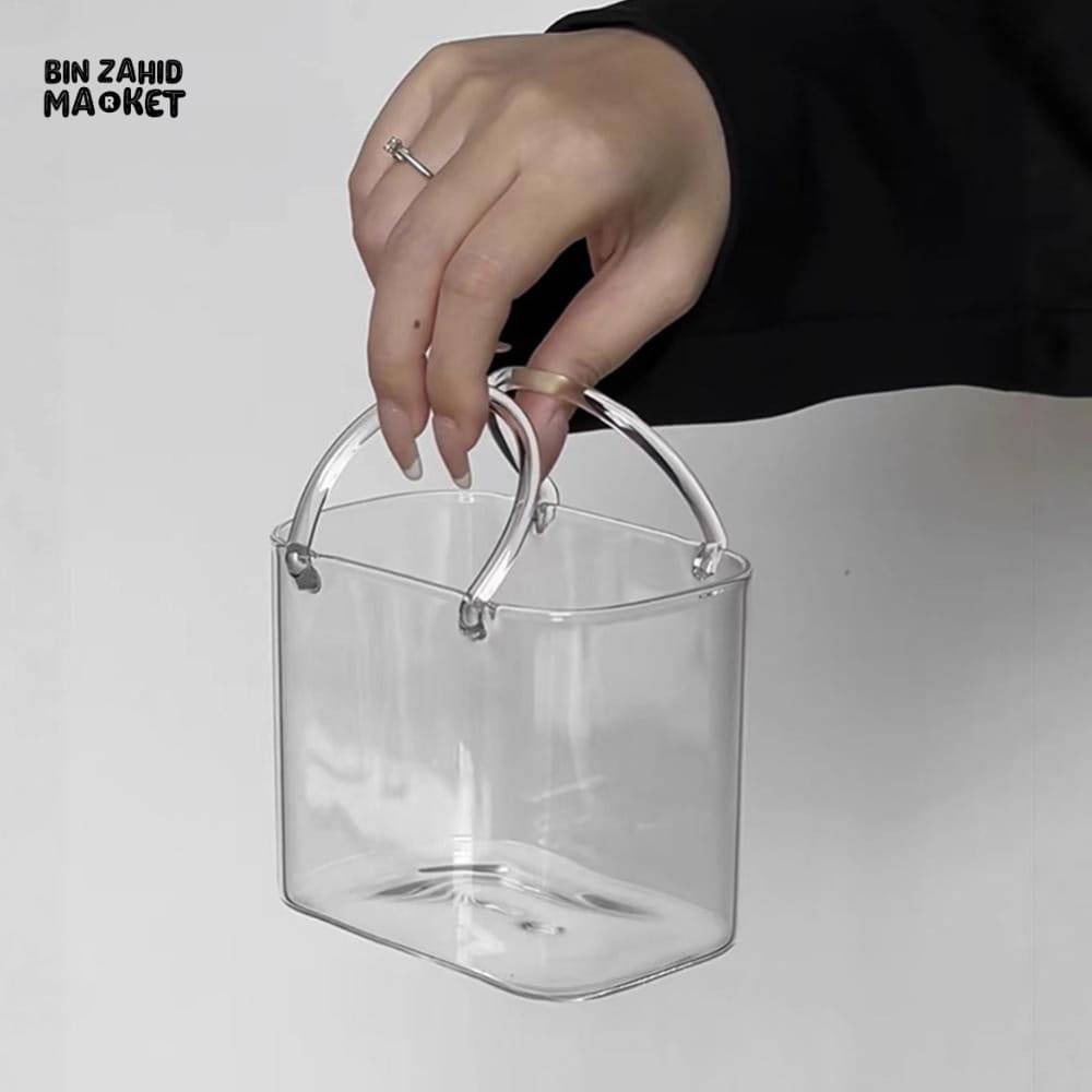 GLASSIUM HANDBAG-SHAPED COCKTAIL CUP