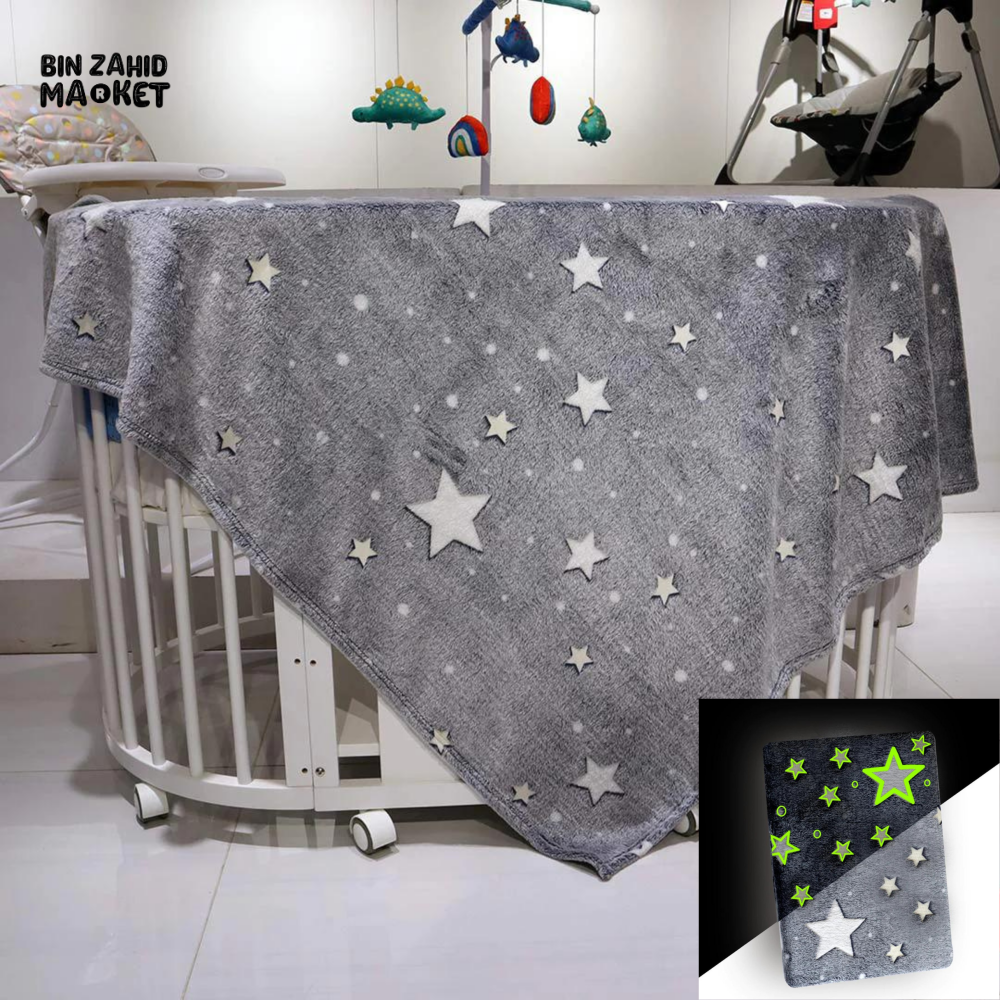 GLOW IN THE DARK BLANKETS Stars