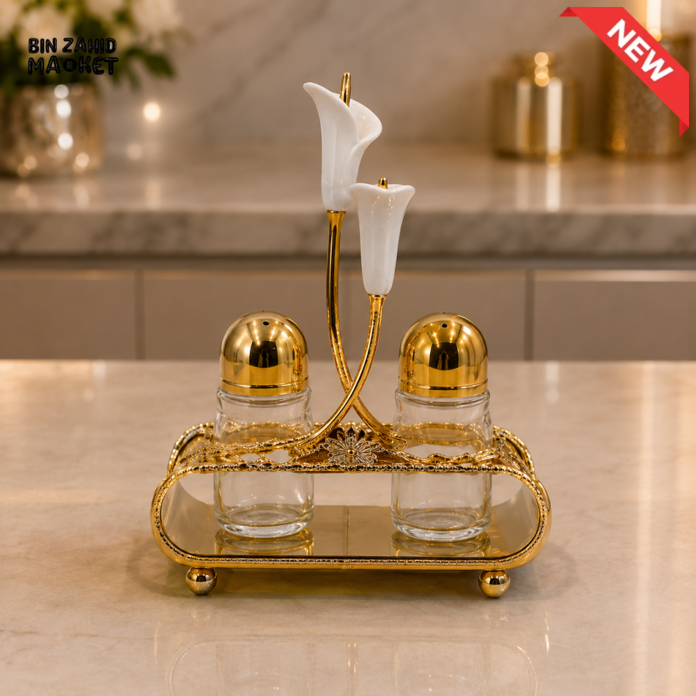 GOLDLUXA 2-PIECE OIL & VINEGAR DISPENSER SET