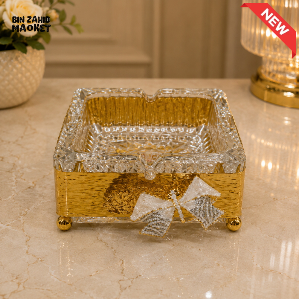 GOLDLUXA CRYSTAL ASH TRAY