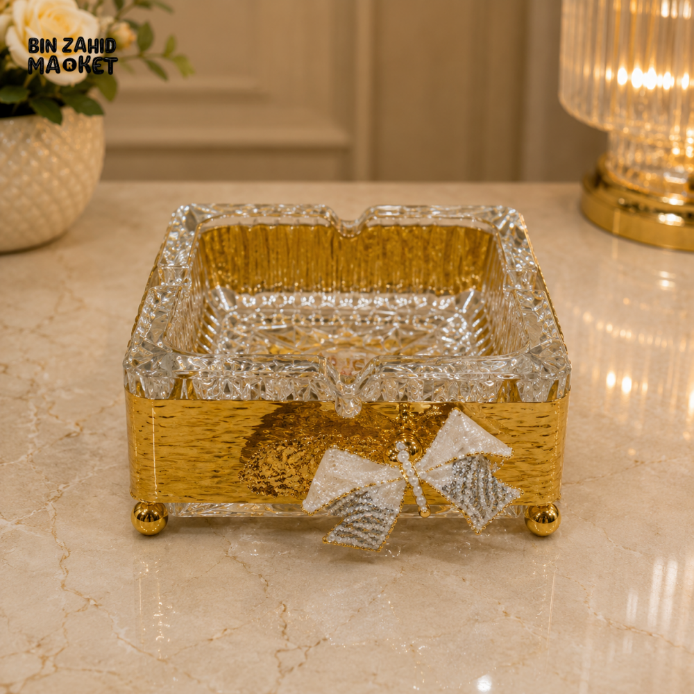 GOLDLUXA CRYSTAL ASH TRAY