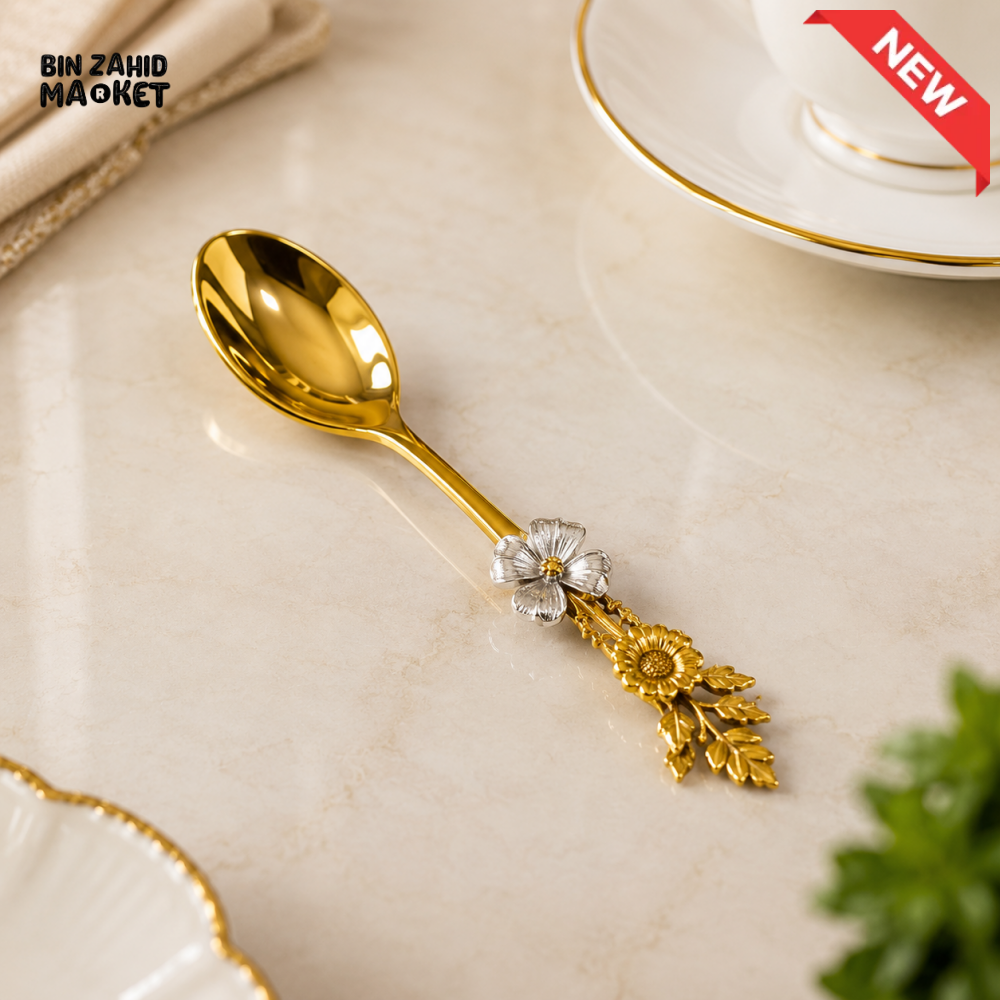 GOLDLUXA GOLD DECORATIVE SERVING SPOON