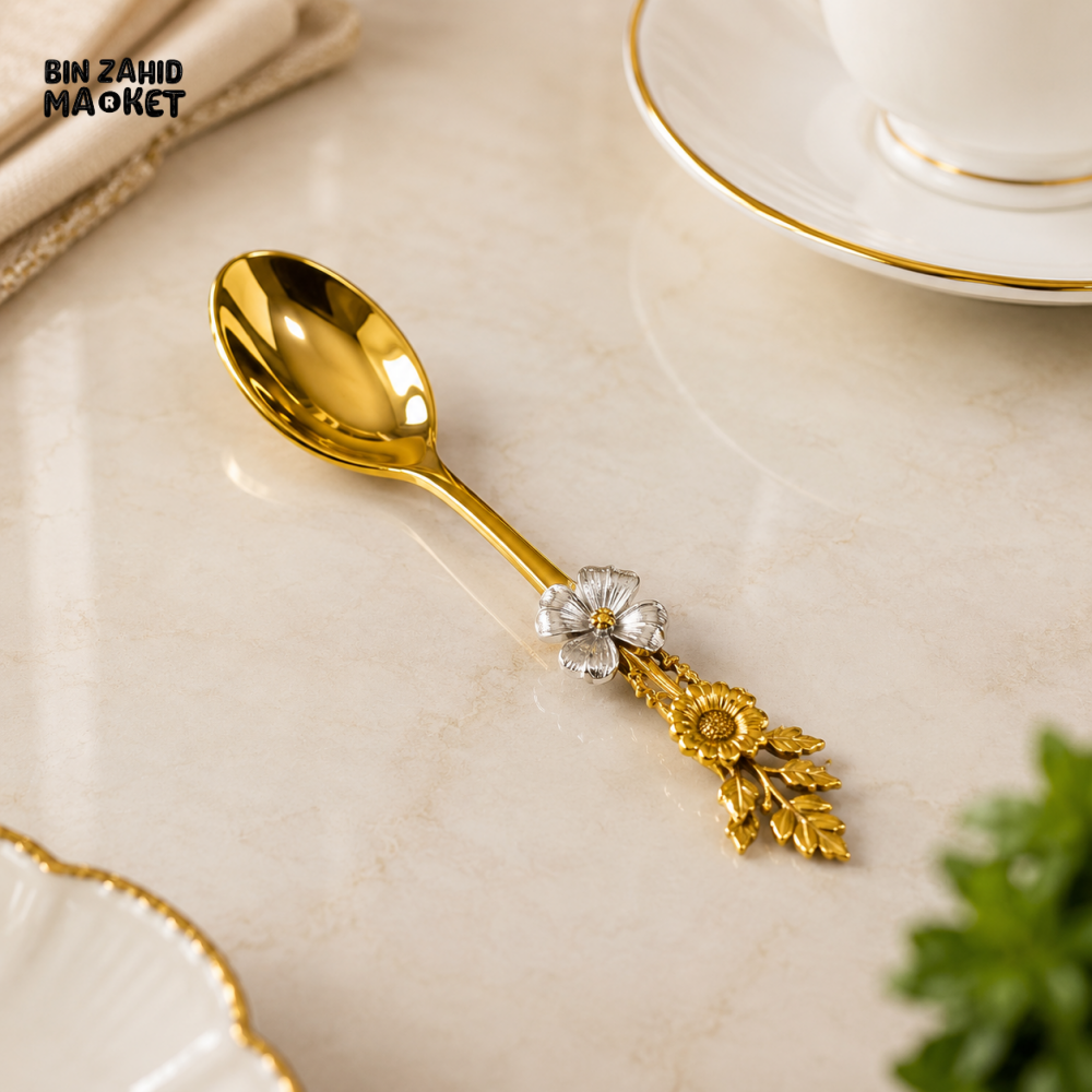 GOLDLUXA GOLD DECORATIVE SERVING SPOON