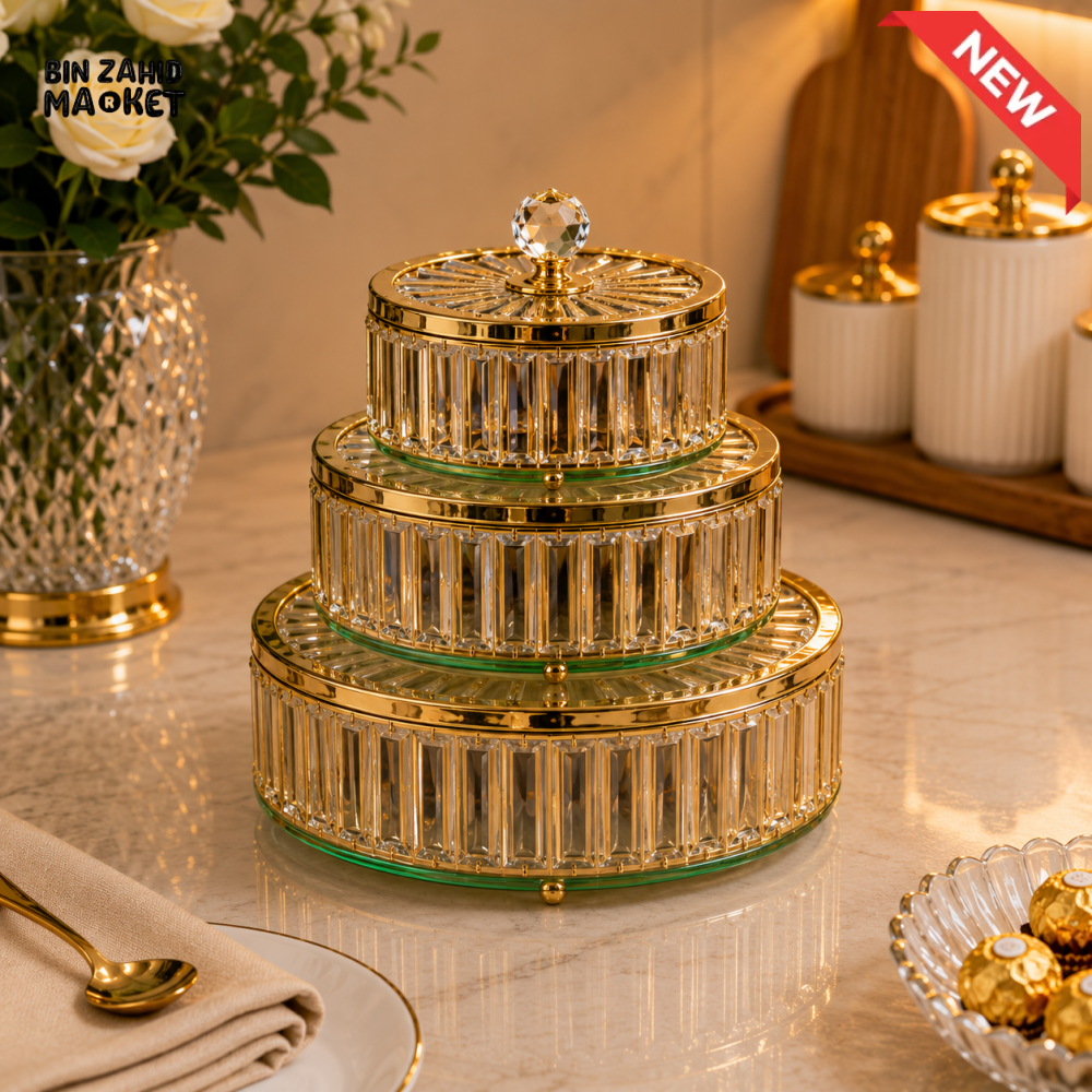GOLDLUXA IMPERIAL CRYSTAL 3 PCS CANDY SET