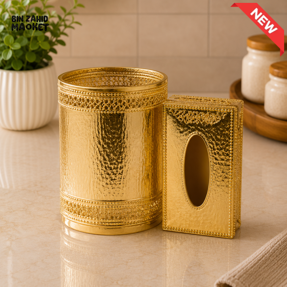 GOLDLUXA LUXURY BATHROOM ACCESSORY SET