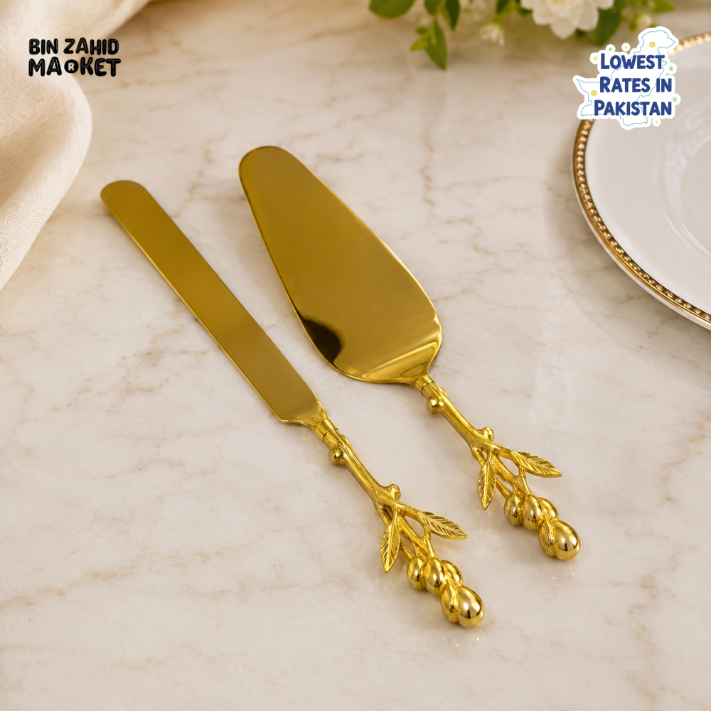 GOLDLUXA LUXURY CAKE SERVER SET