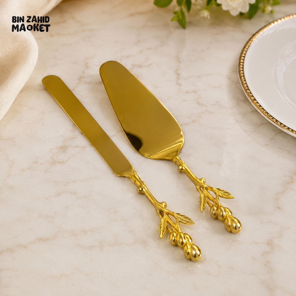 GOLDLUXA LUXURY CAKE SERVER SET