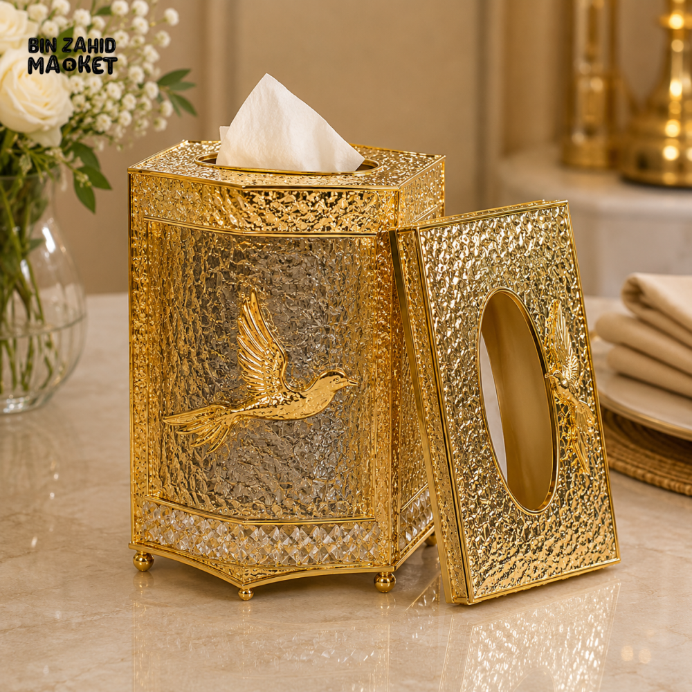 GOLDLUXA LUXURY TISSUE BOX HOLDER