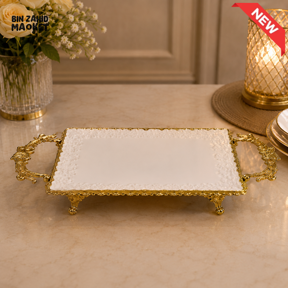 GOLDLUXA RECTANGULAR SERVING TRAY
