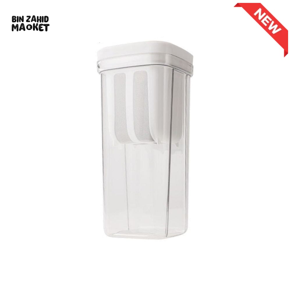 GREEK YOGURT MAKER & FILTER SIEVE WITH AIRTIGHT LOCK – WHEY SEPARATOR & CHEESE MOISTURE STRAINER KITCHEN TOOL - 2000 ml