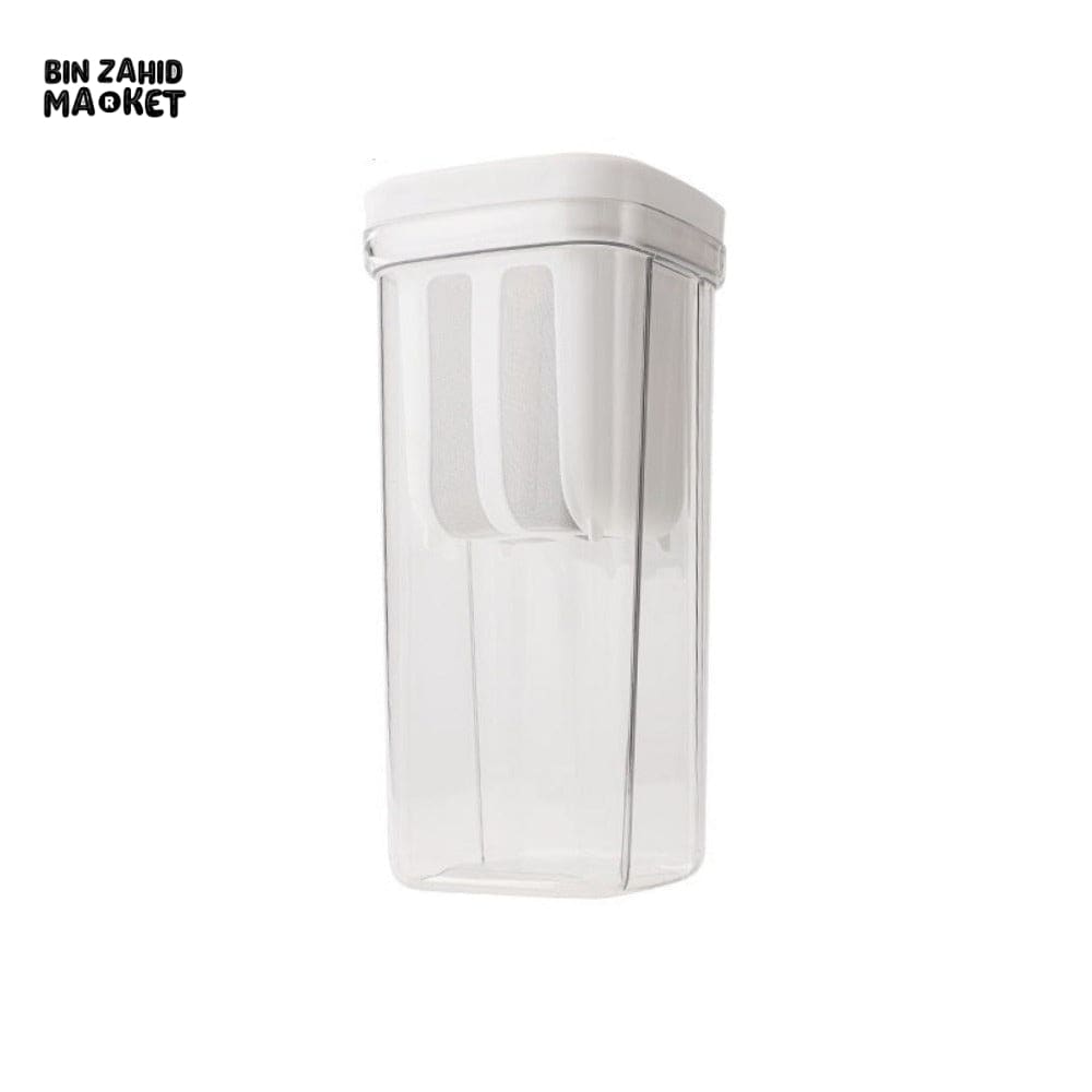 GREEK YOGURT MAKER & FILTER SIEVE WITH AIRTIGHT LOCK – WHEY SEPARATOR & CHEESE MOISTURE STRAINER KITCHEN TOOL - 2000 ml