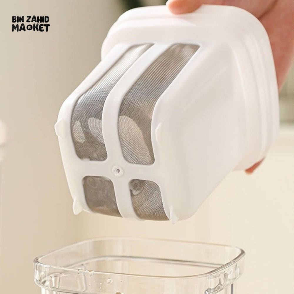 GREEK YOGURT MAKER & FILTER SIEVE WITH AIRTIGHT LOCK – WHEY SEPARATOR & CHEESE MOISTURE STRAINER KITCHEN TOOL
