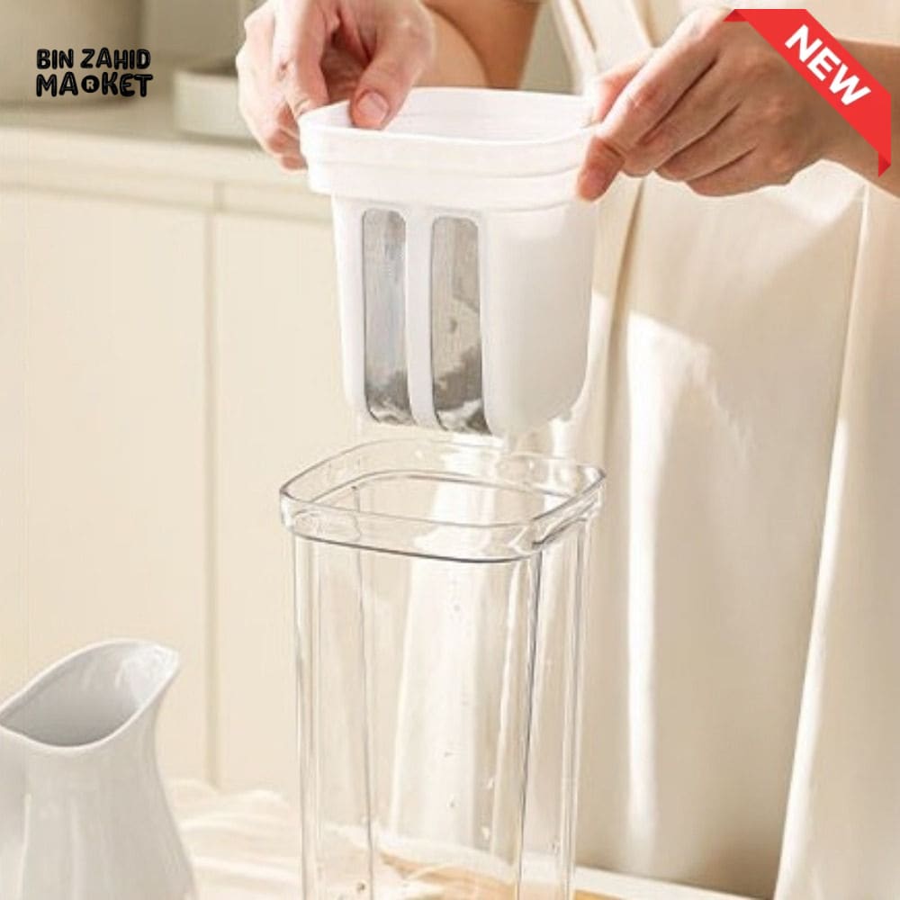 GREEK YOGURT MAKER & FILTER SIEVE WITH AIRTIGHT LOCK – WHEY SEPARATOR & CHEESE MOISTURE STRAINER KITCHEN TOOL