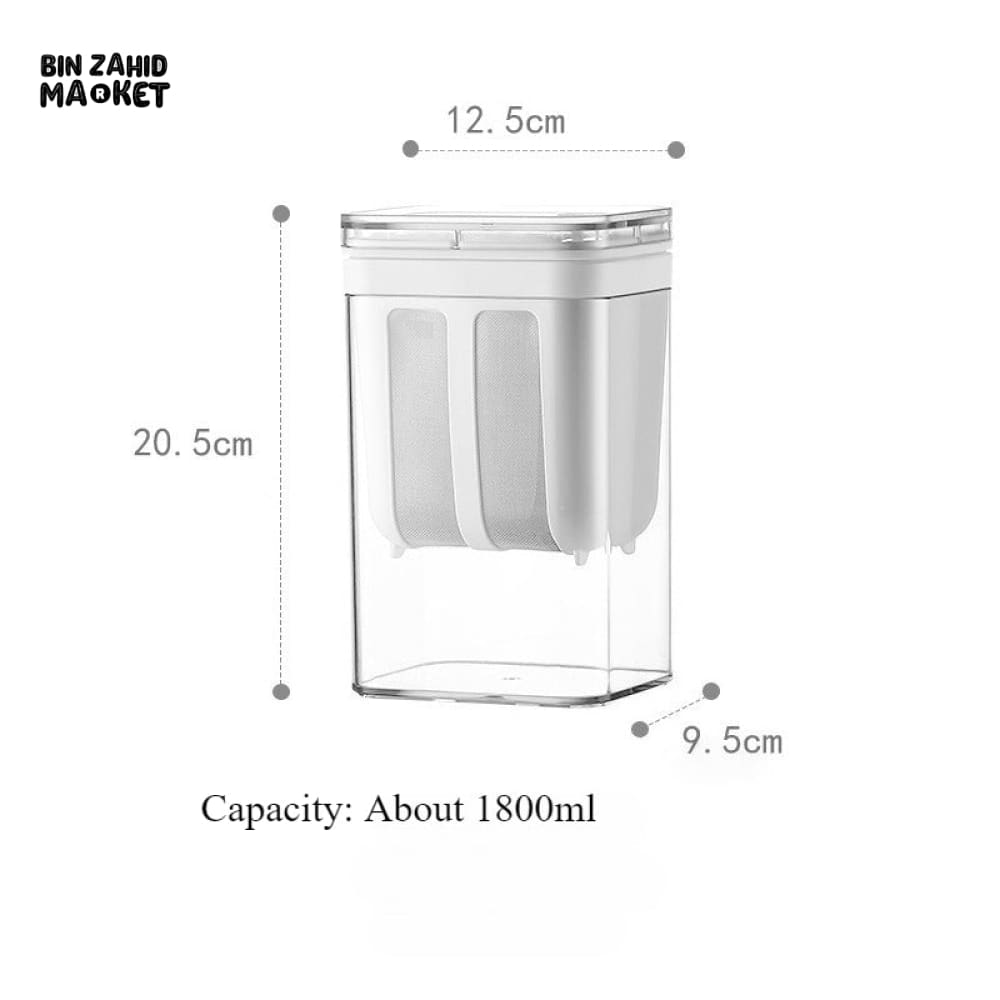 GREEK YOGURT MAKER & FILTER SIEVE – WHEY SEPARATOR & CHEESE MOISTURE STRAINER KITCHEN TOOL - 1100ML - 1800ML