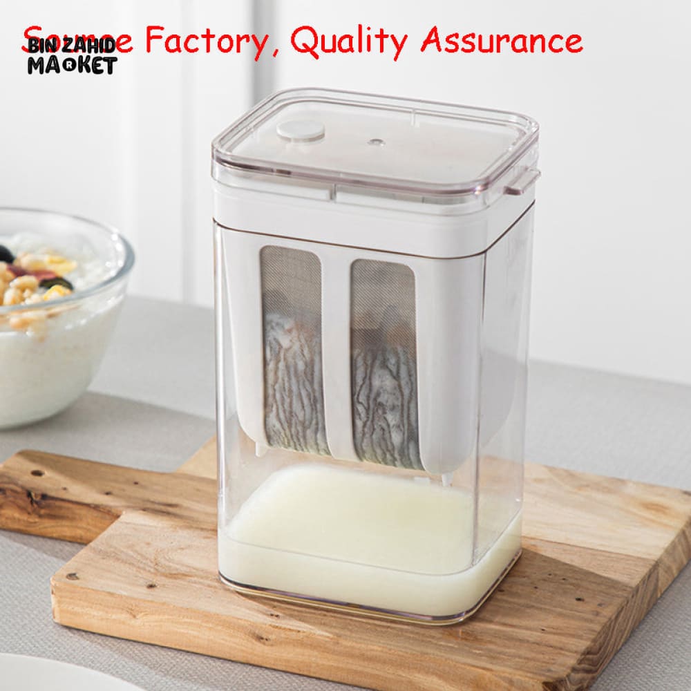 GREEK YOGURT MAKER & FILTER SIEVE – WHEY SEPARATOR & CHEESE MOISTURE STRAINER KITCHEN TOOL
