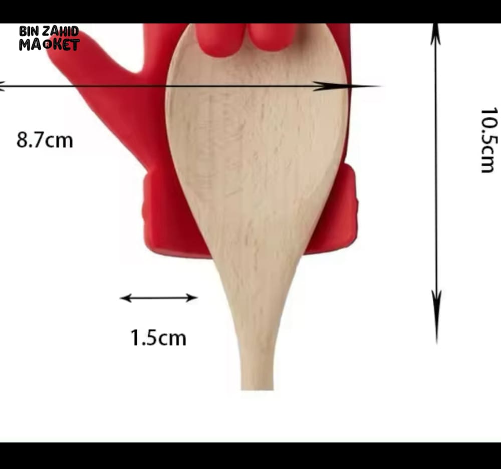 HAND-SHAPED SPOON LID POT HOLDER