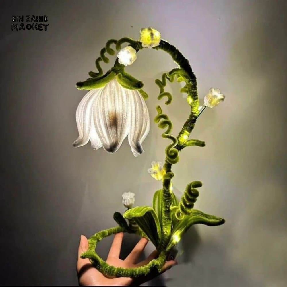HANDMADE LUXURY BLOOM LED FLOWER LAMP – ELEGANT HOME DECOR STATEMENT PIECE