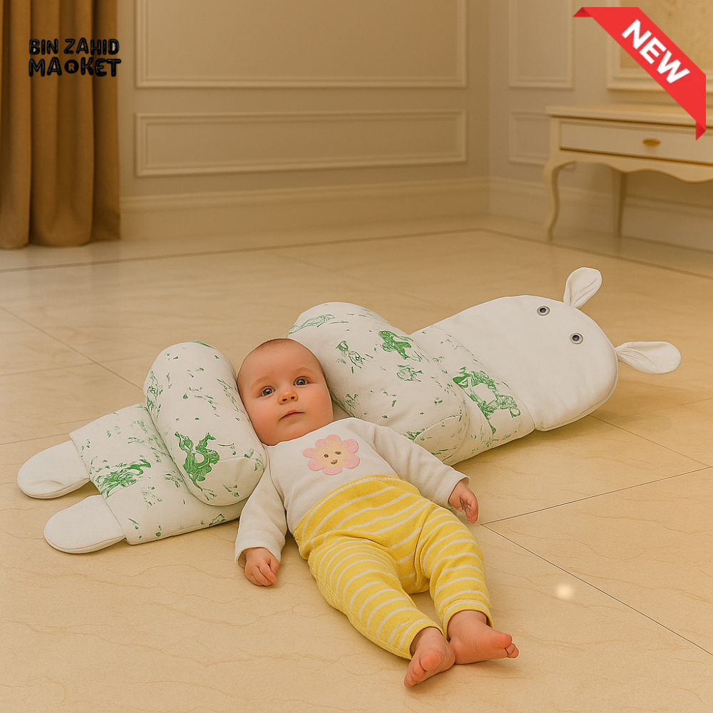 KIDS PILLOW WITH BABY SUPPORT - GREEN