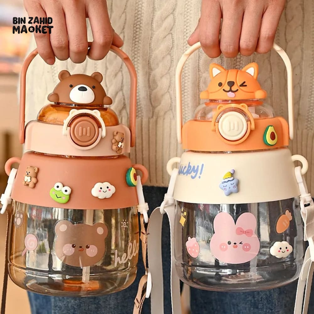 HAPPY BUNNY WATER BOTTLE 1200ML