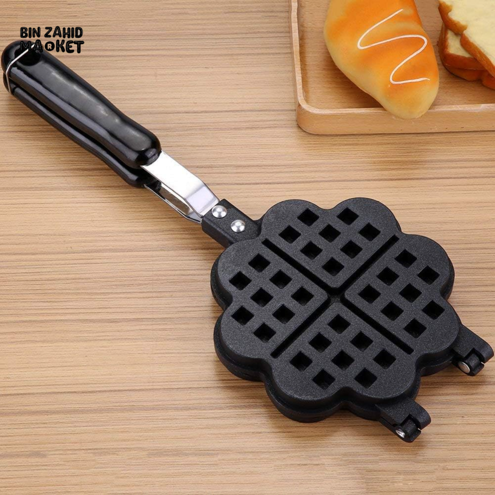 HEART-SHAPED WAFFLE PAN – NON-STICK HOUSEHOLD COOKING TOOL