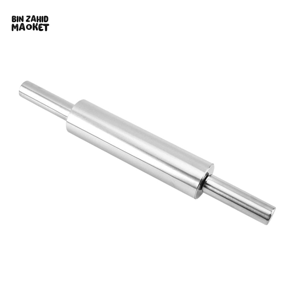 HEAVY DUTY STAINLESS STEEL ROLLING PIN – PERFECT FOR COOKIE & PASTRY DOUGH